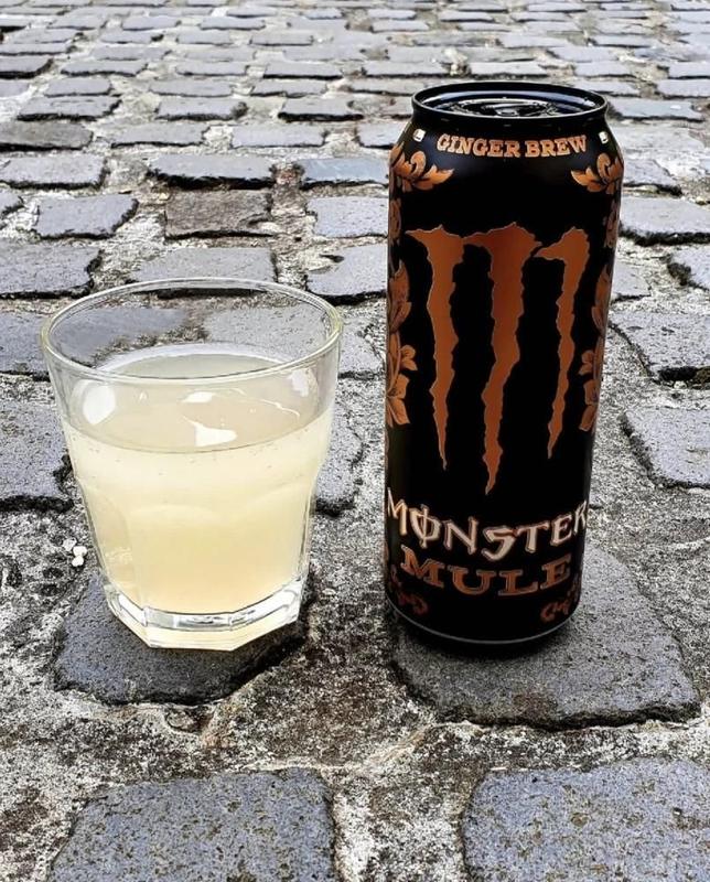 3 Energético Monster Mule Ginger Brew Energy Importado 500Ml